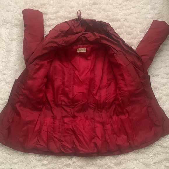 Y2K Red Corset Puffer Coat - Picture 6 of 6